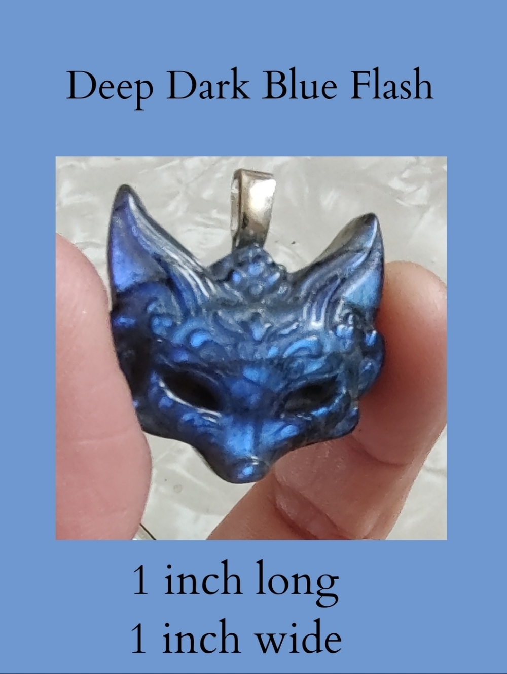 Fox Labradorite Pendant - Picture 5 of 7